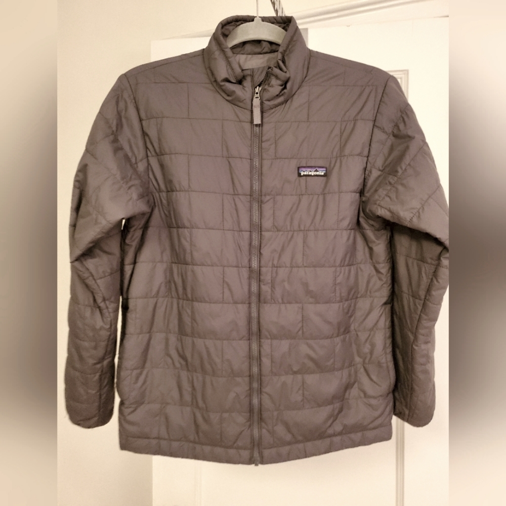 Patagonia Nano Charcoal grey soze kids 14/XL